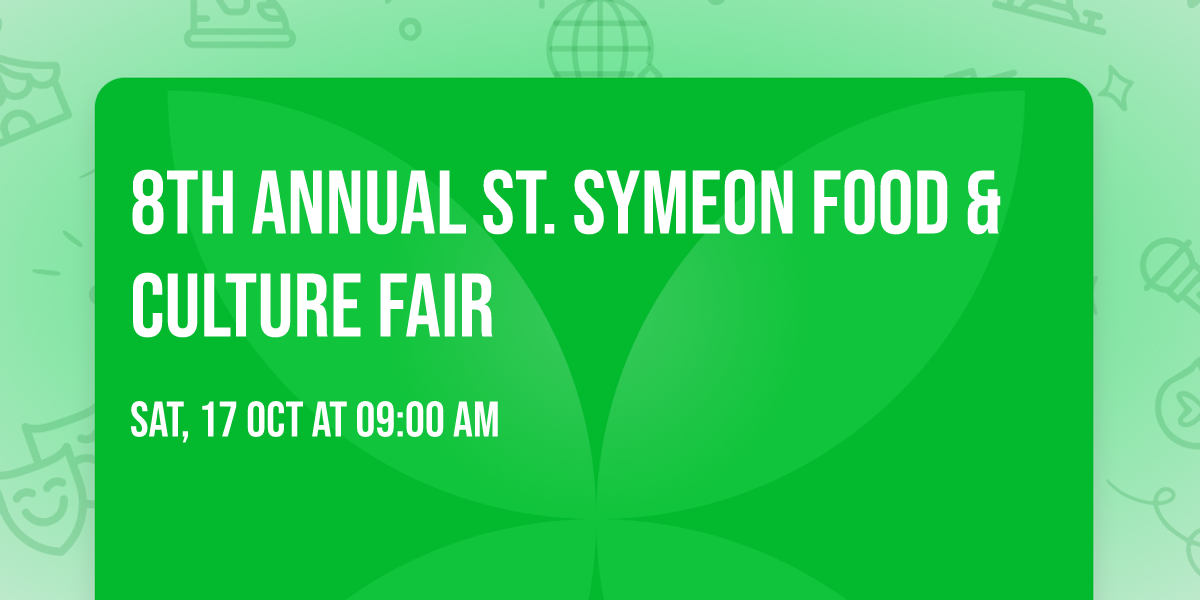 8th Annual St. Symeon Food & Culture Fair