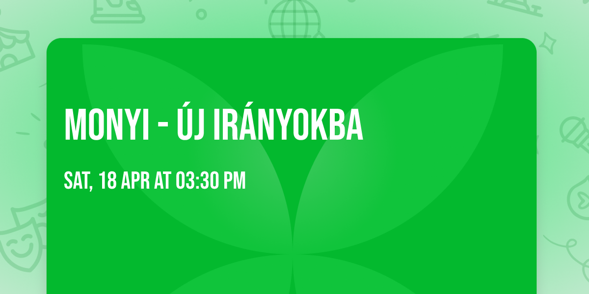 MONYI - \u00faj ir\u00e1nyokba \ud83e\uddec 