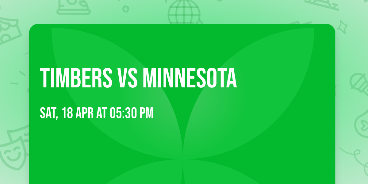 Timbers vs Minnesota