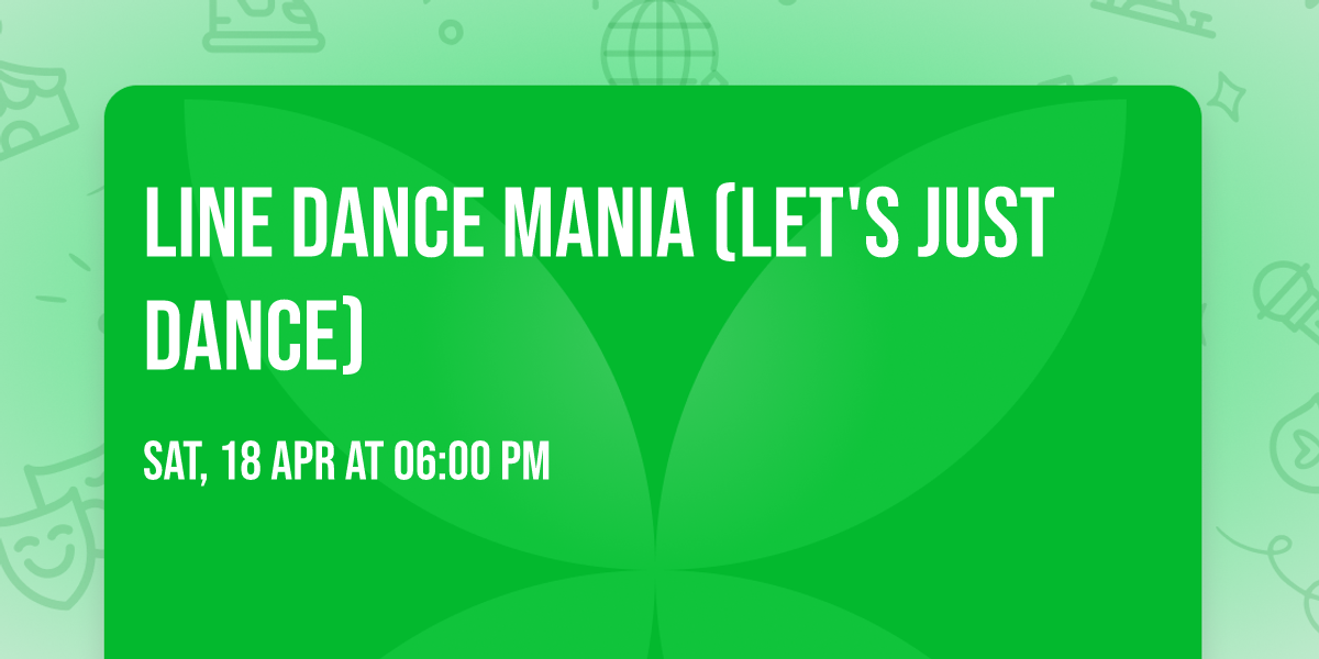 Line Dance Mania (Let's Just Dance) 