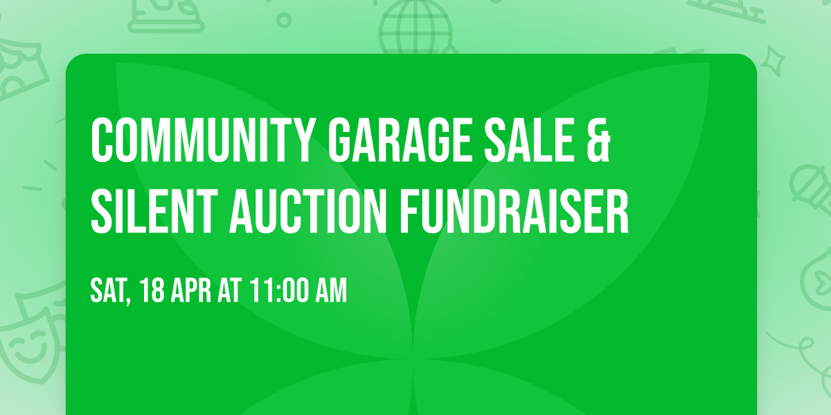 Community Garage Sale & Silent Auction Fundraiser