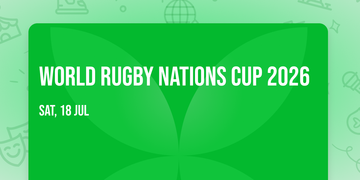 World Rugby Nations Cup 2026