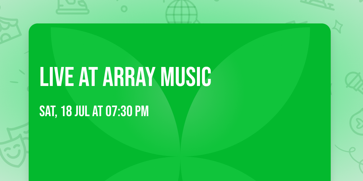 LIVE at Array Music