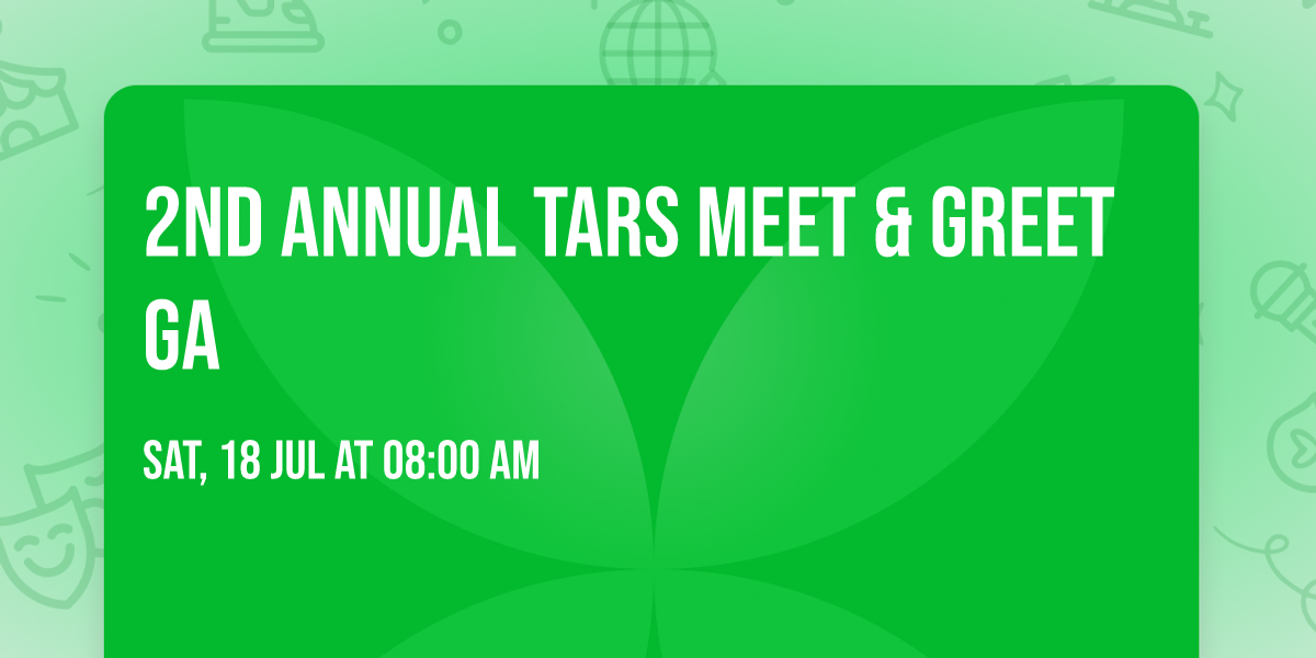 2nd Annual TARS Meet & Greet GA 