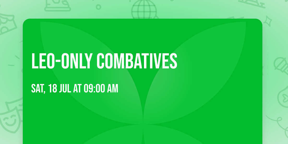 LEO-Only Combatives