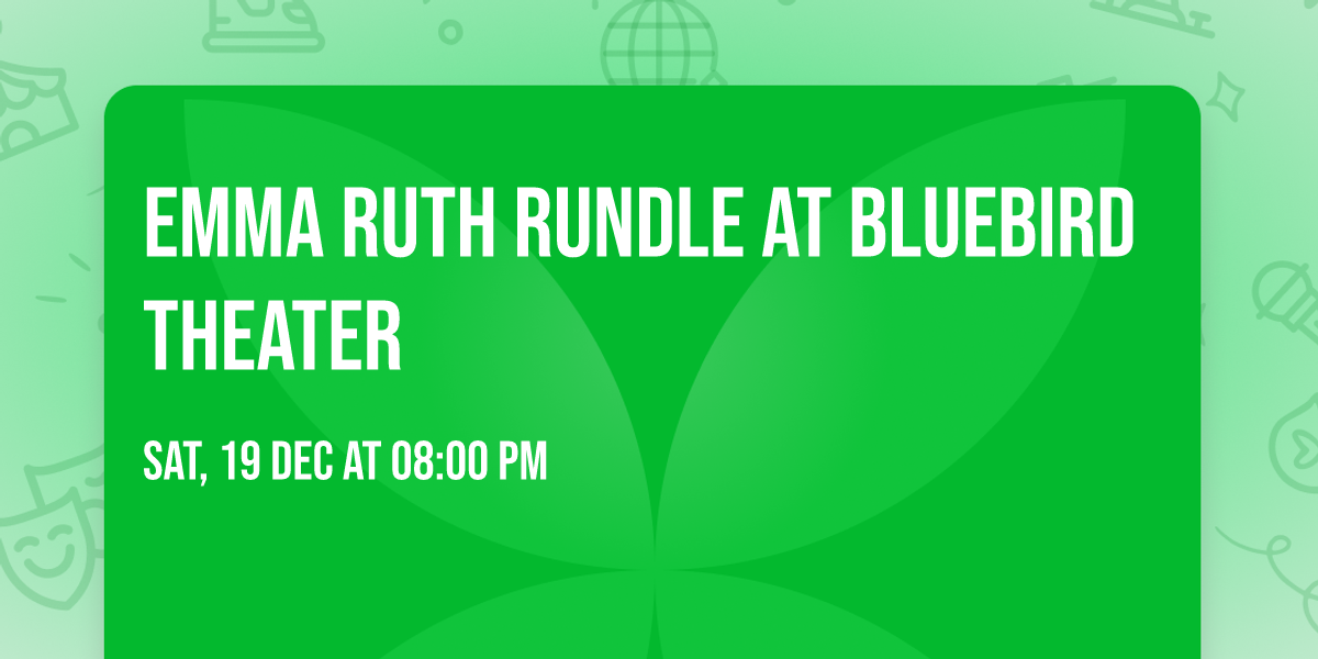 Emma Ruth Rundle at Bluebird Theater