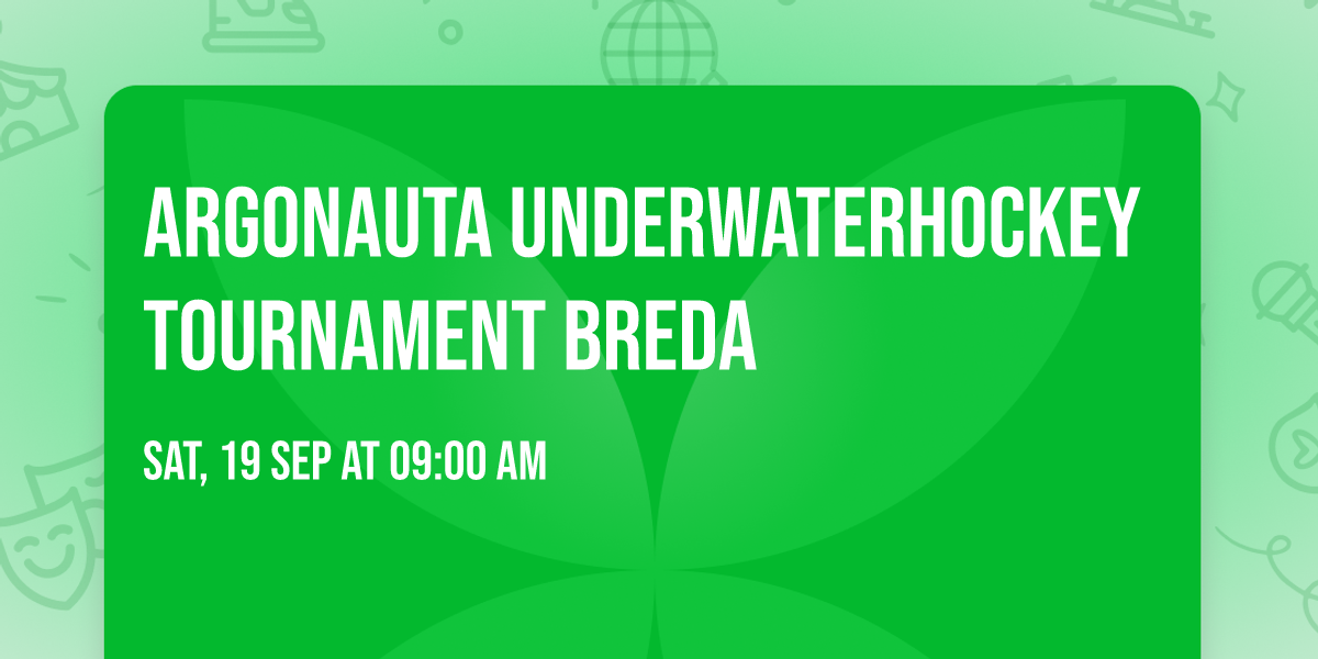 Argonauta Underwaterhockey Tournament Breda
