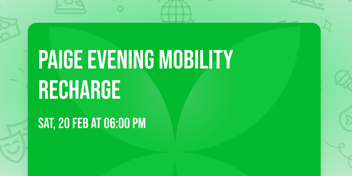 Paige Evening Mobility Recharge