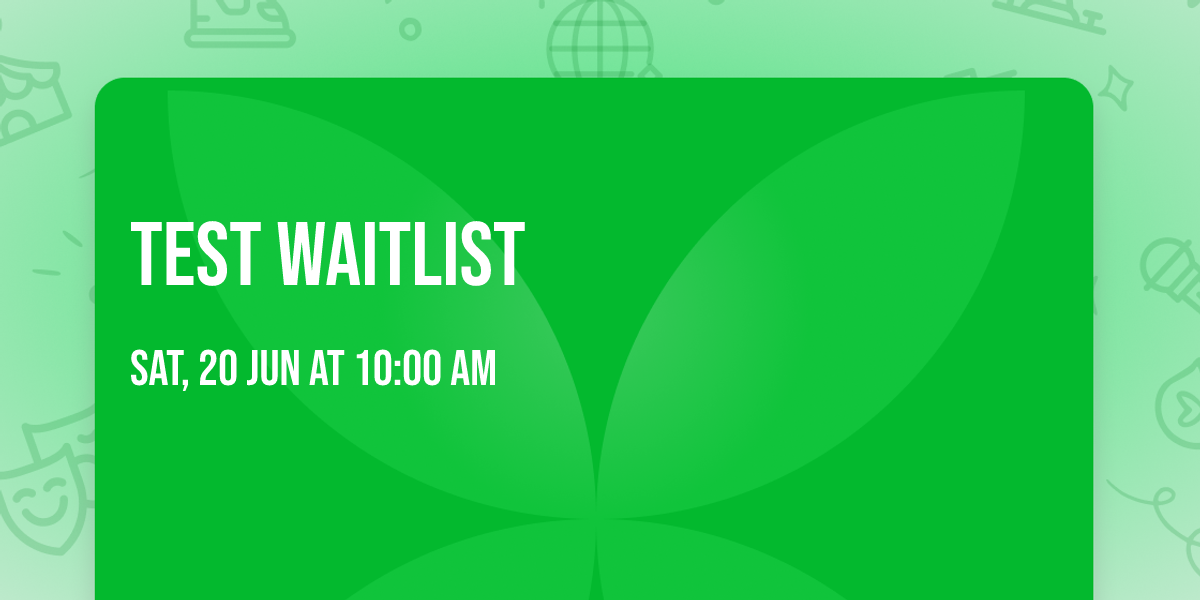 TEST WAITLIST