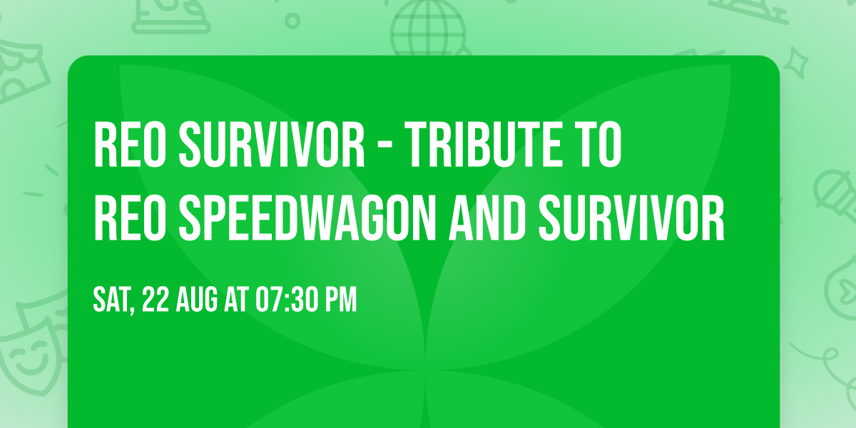 REO Survivor - Tribute to REO Speedwagon and Survivor