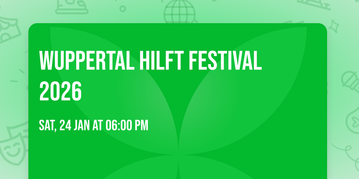 Wuppertal Hilft Festival 2026