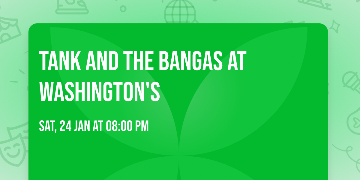 Tank and The Bangas at Washington's