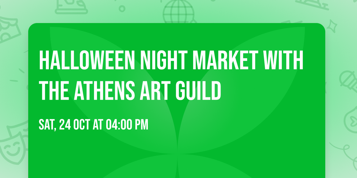 Halloween Night Market with the Athens Art Guild