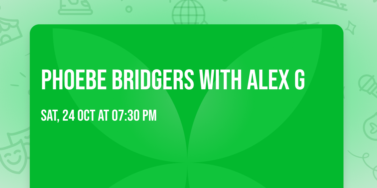 Phoebe Bridgers with Alex G