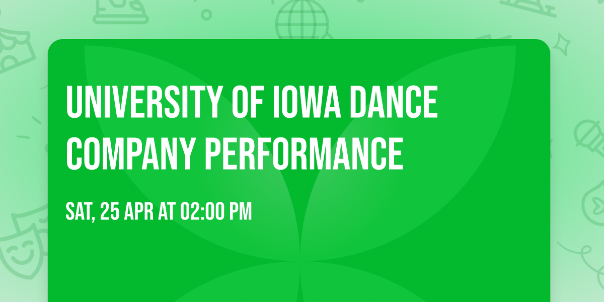 University of Iowa Dance Company Performance
