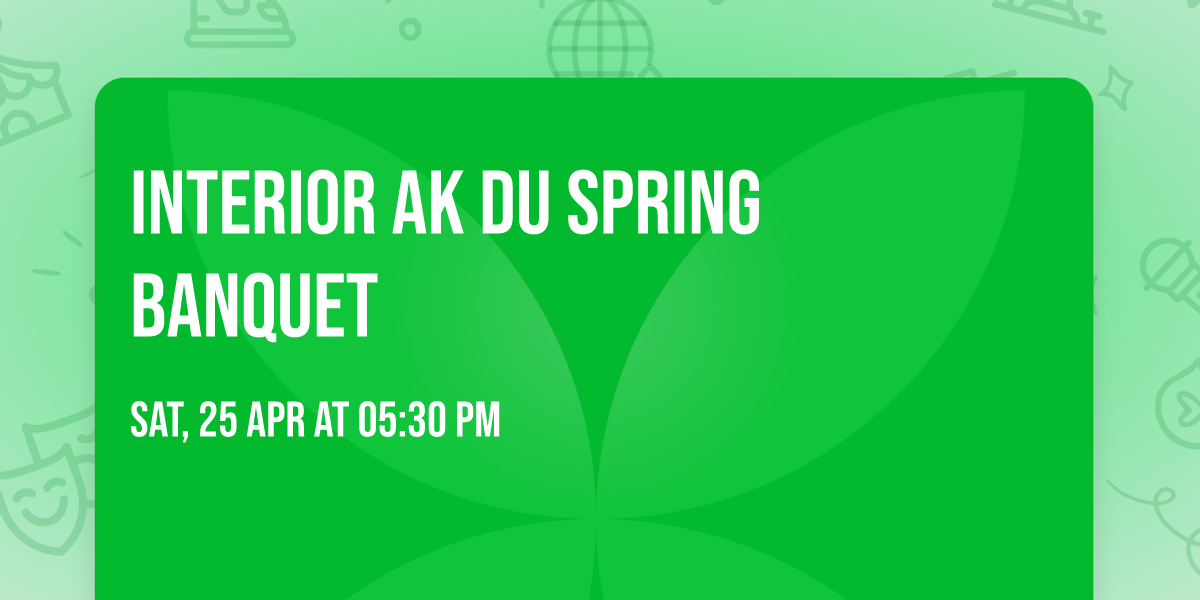 Interior AK DU Spring Banquet