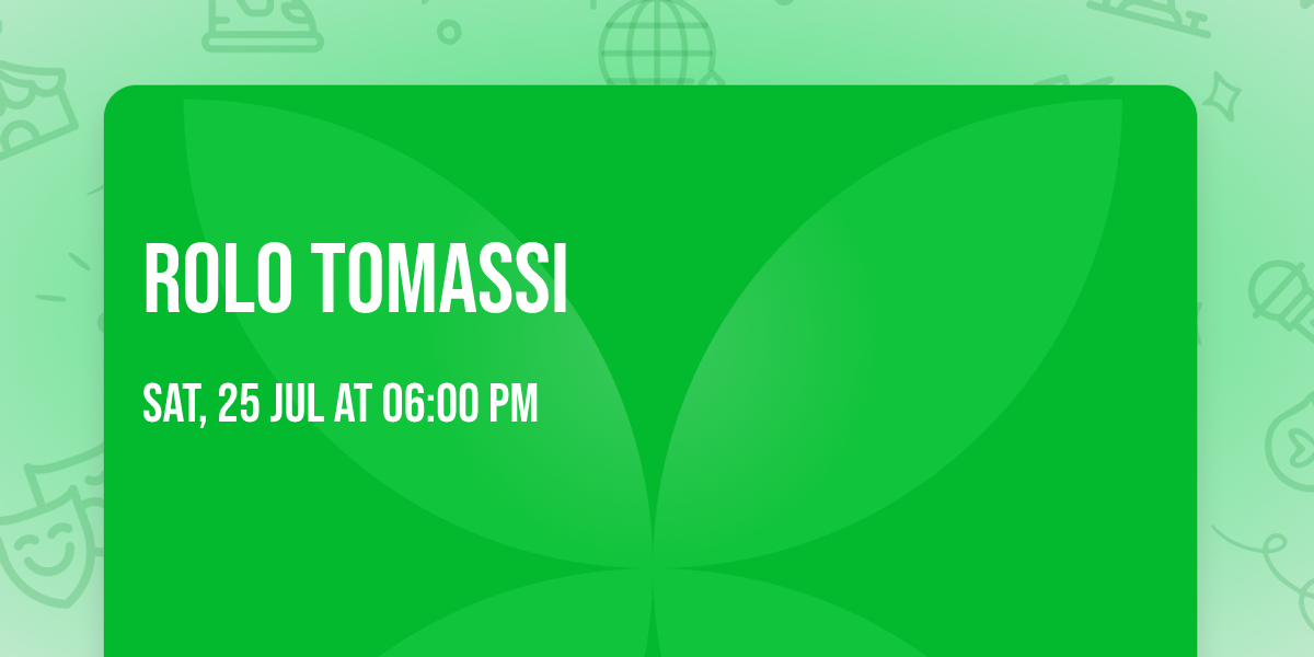 Rolo Tomassi