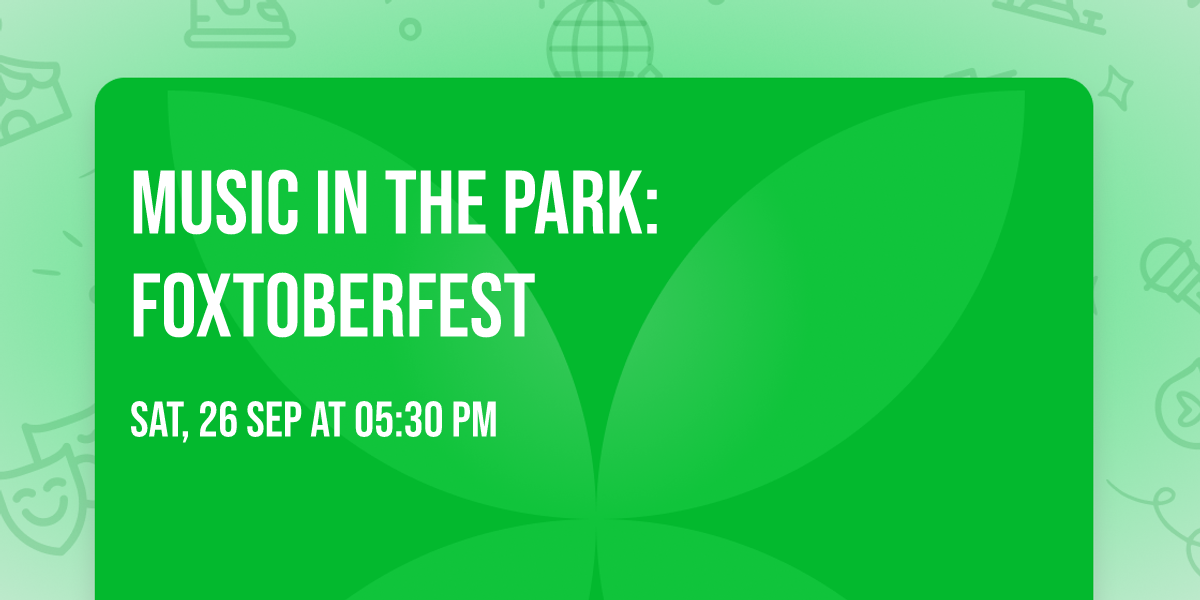 Music in the Park: Foxtoberfest 