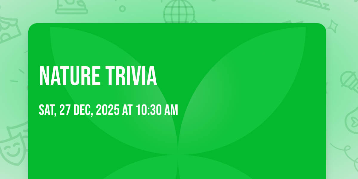 Nature Trivia