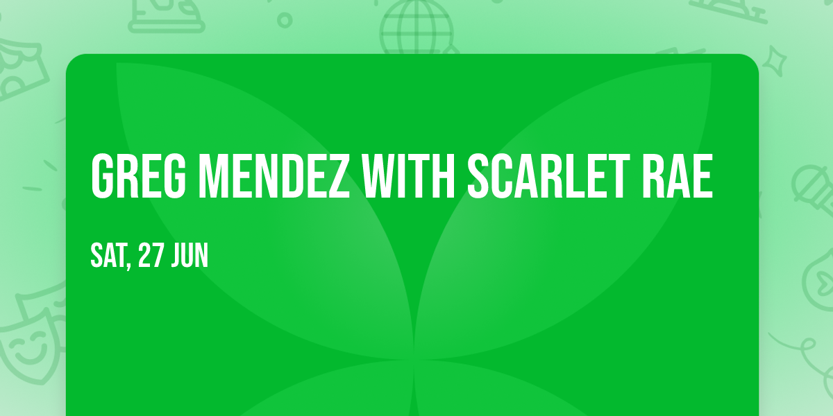 Greg Mendez with Scarlet Rae