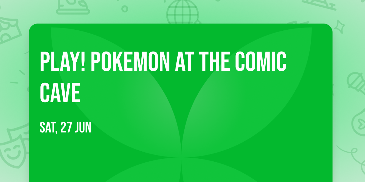 Play! Pokemon at The Comic Cave