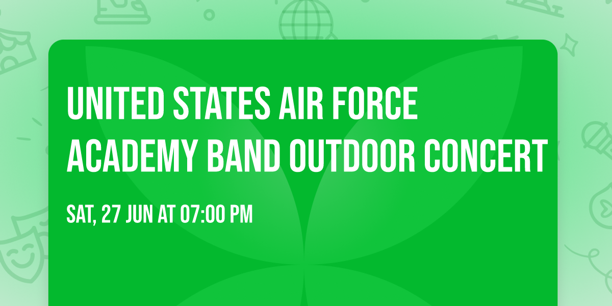 United States Air Force Academy Band Outdoor Concert