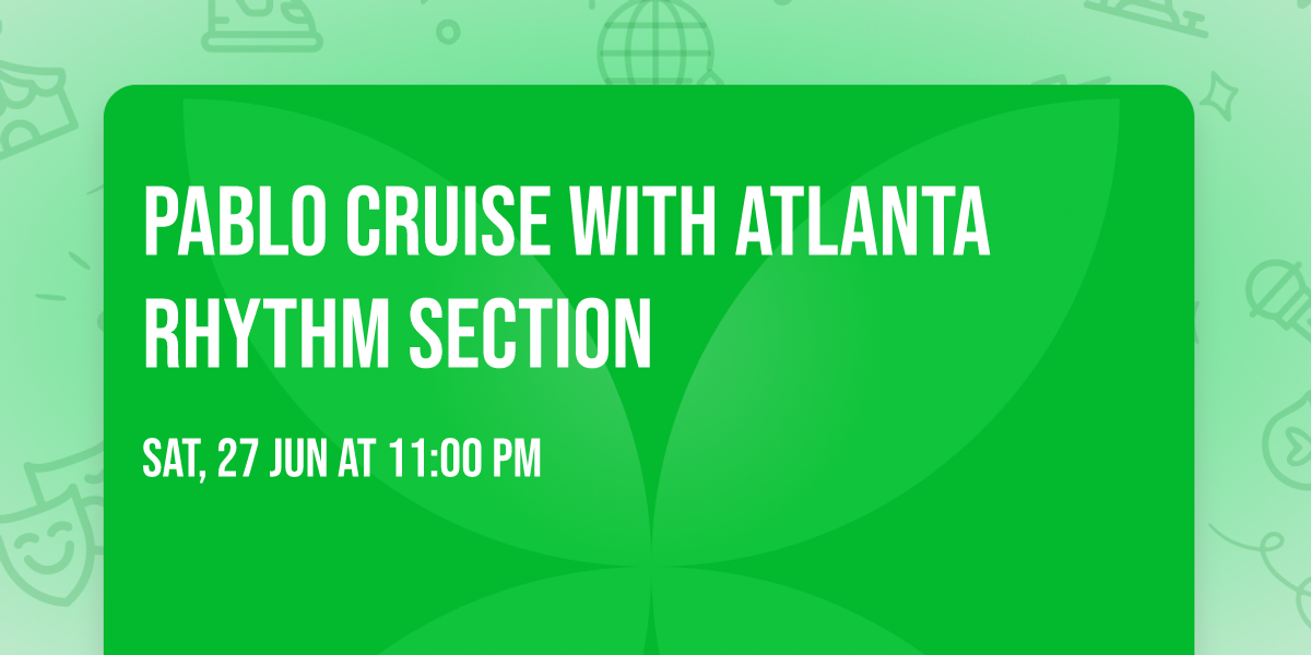 Pablo Cruise with Atlanta Rhythm Section