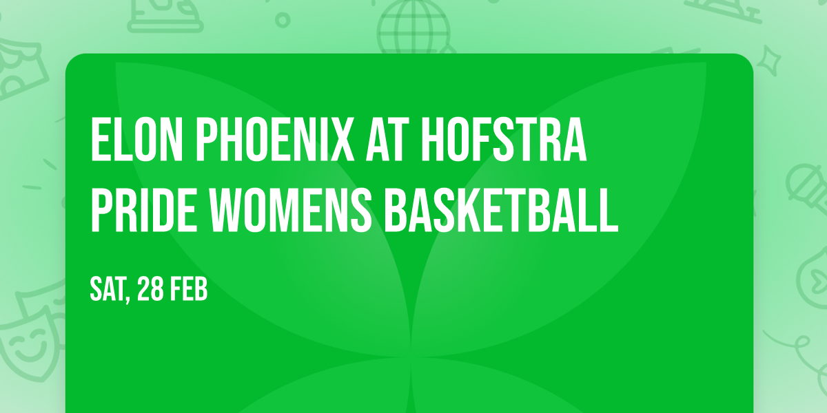 Elon Phoenix at Hofstra Pride Womens Basketball