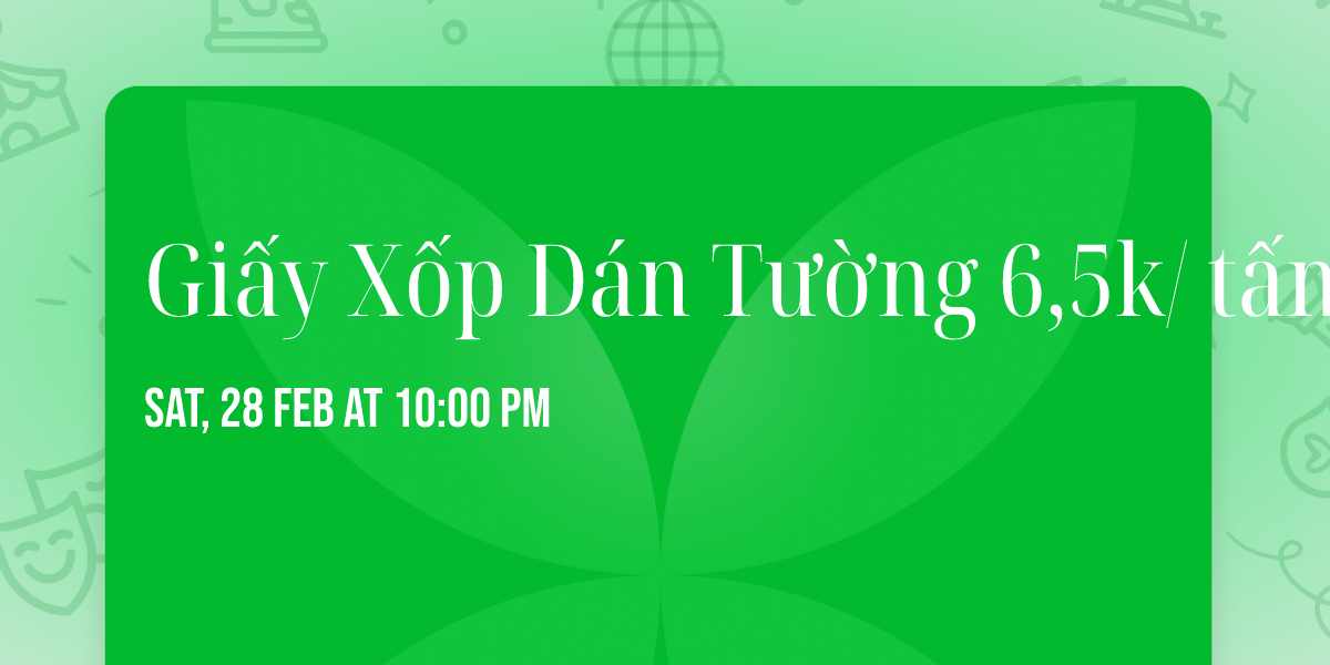 Gi\u1ea5y X\u1ed1p D\u00e1n T\u01b0\u1eddng 6,5k\/ t\u1ea5m