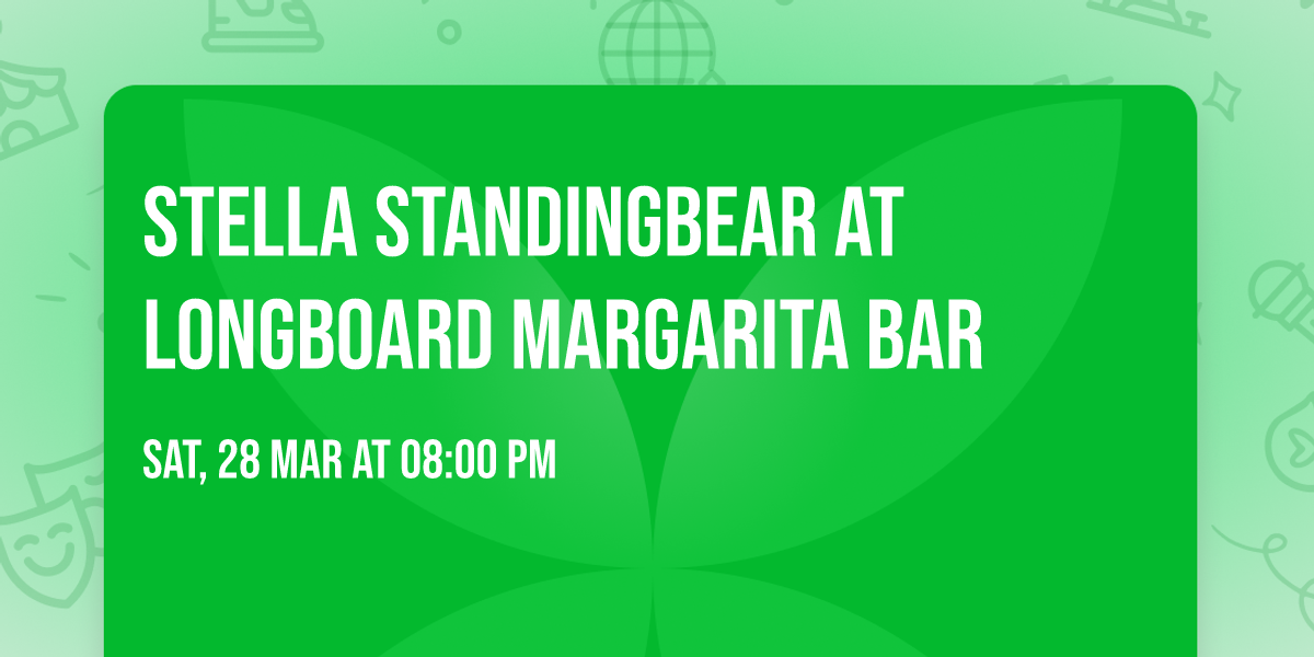 Stella Standingbear at Longboard Margarita Bar
