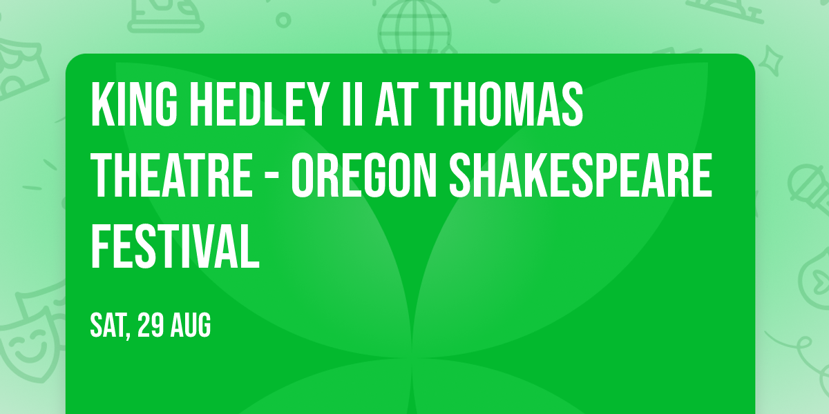 King Hedley II at Thomas Theatre - Oregon Shakespeare Festival