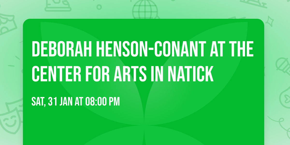 Deborah Henson-Conant at The Center for Arts in Natick