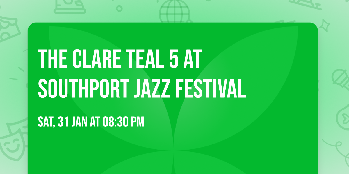 The Clare Teal 5 at Southport Jazz Festival