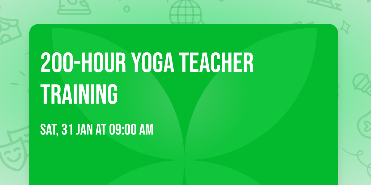 200-Hour Yoga Teacher Training