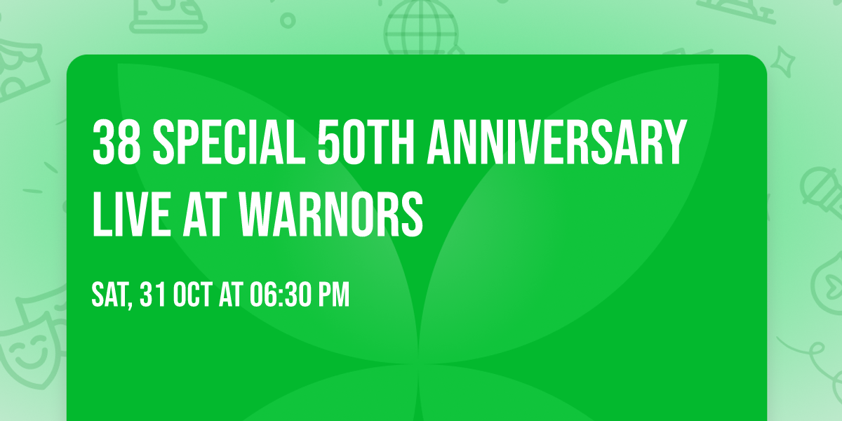 38 Special 50th Anniversary Live at Warnors