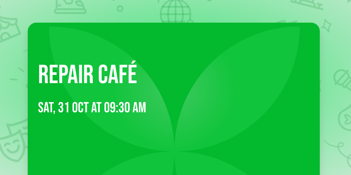 Repair caf\u00e9