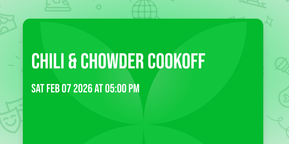 Chili & Chowder Cookoff