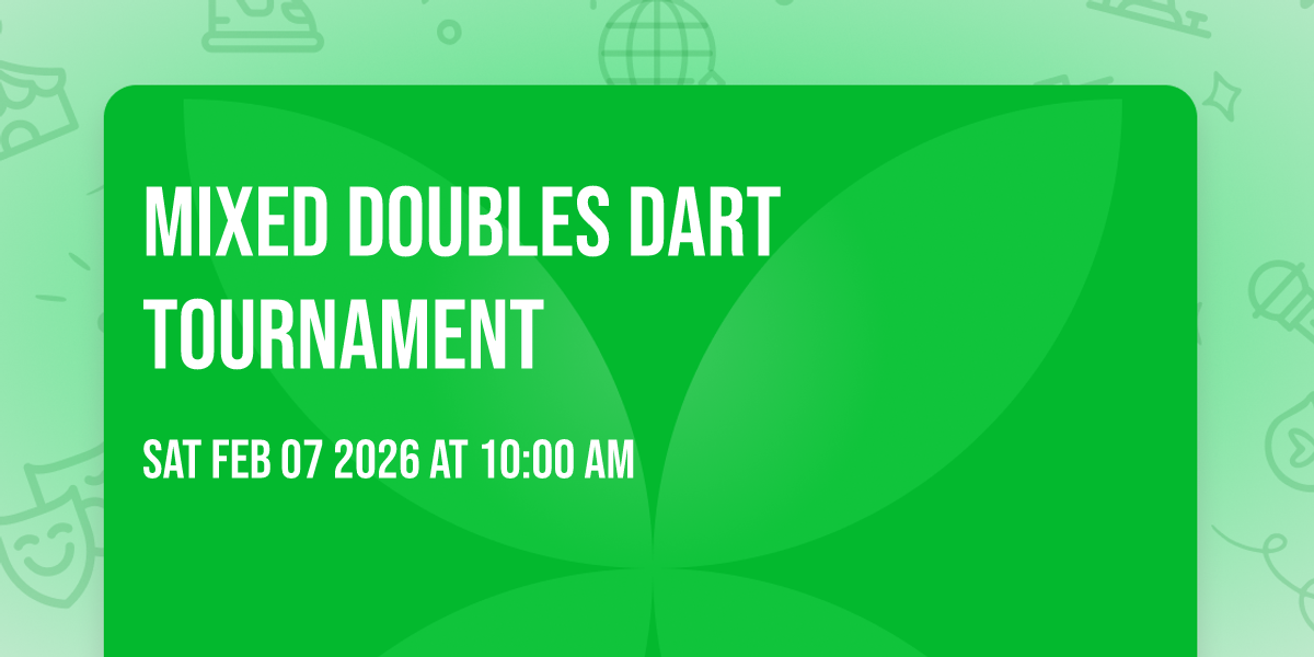 Mixed Doubles Dart Tournament