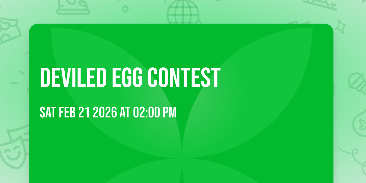 Deviled Egg Contest