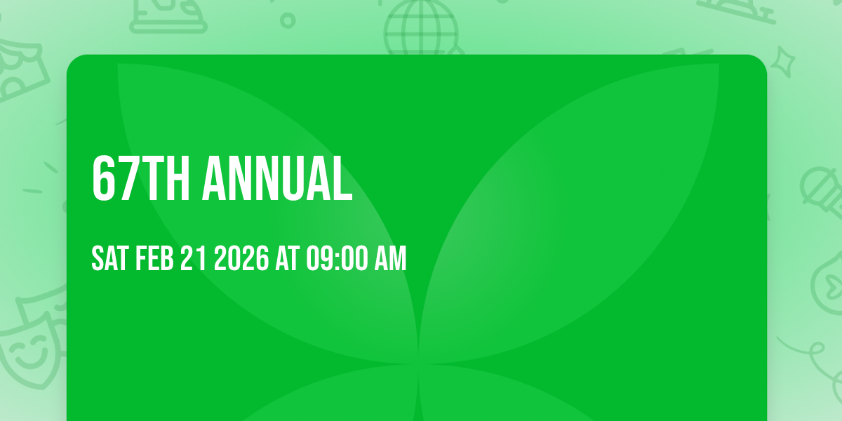 67th Annual 