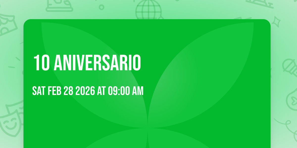 10 aniversario 