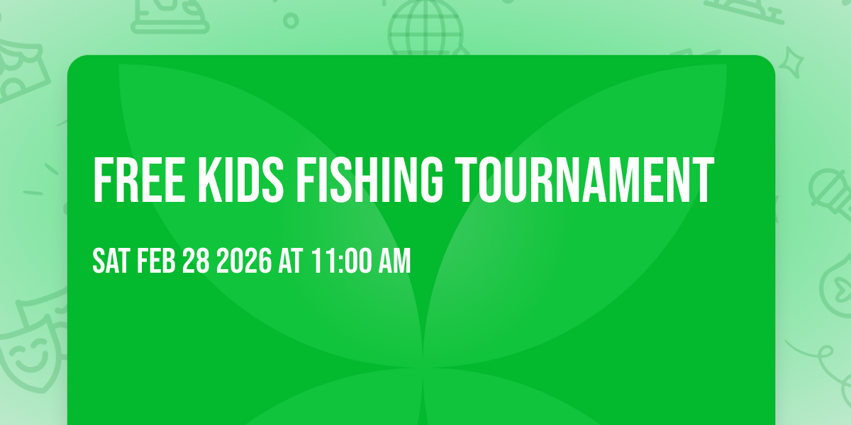 Free Kids Fishing Tournament