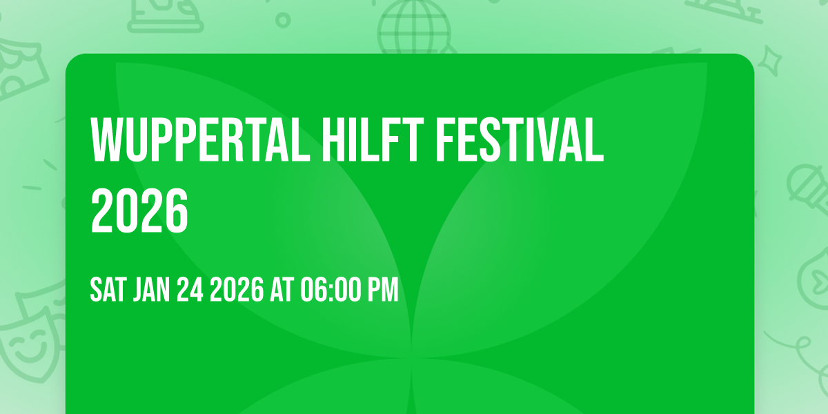 Wuppertal Hilft Festival 2026