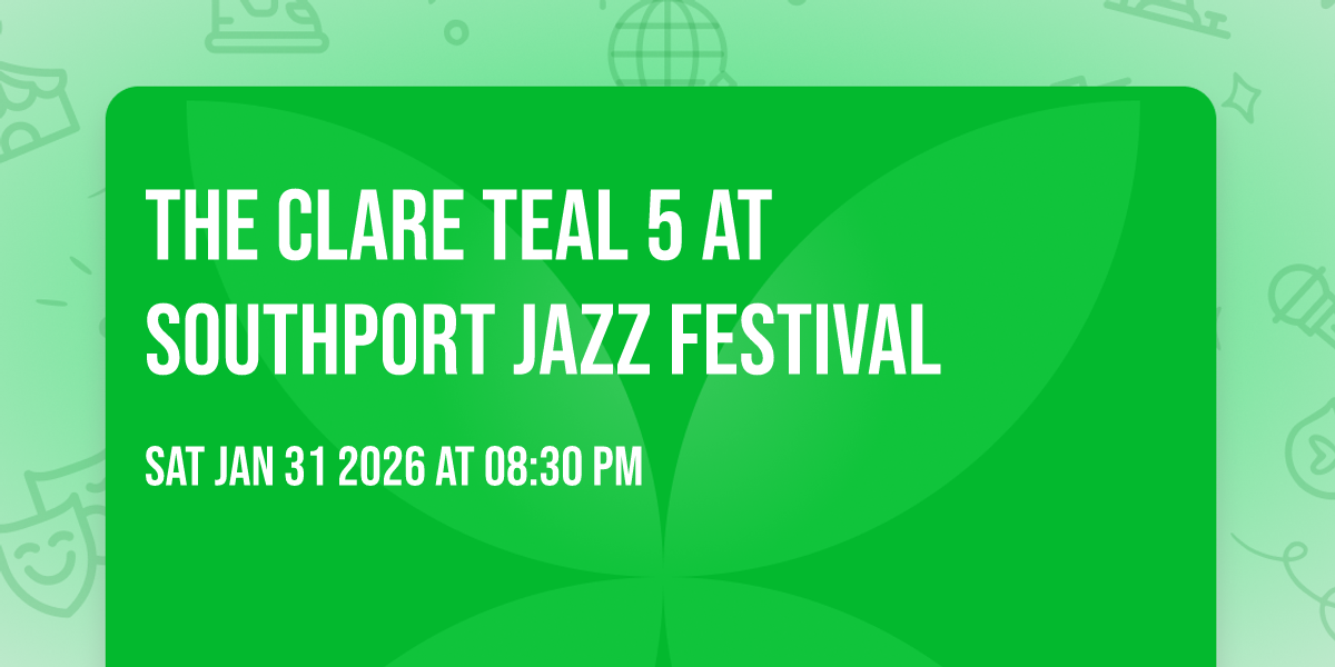 The Clare Teal 5 at Southport Jazz Festival