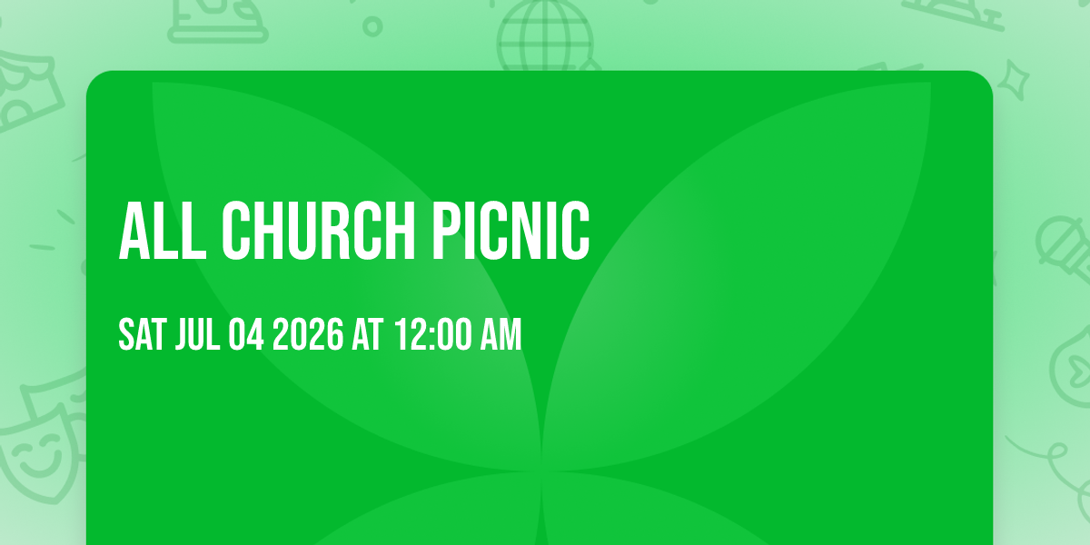 All Church Picnic