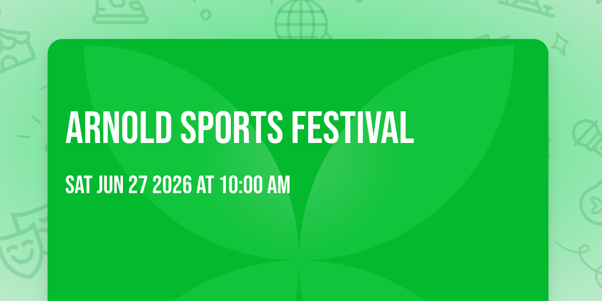 ARNOLD SPORTS FESTIVAL