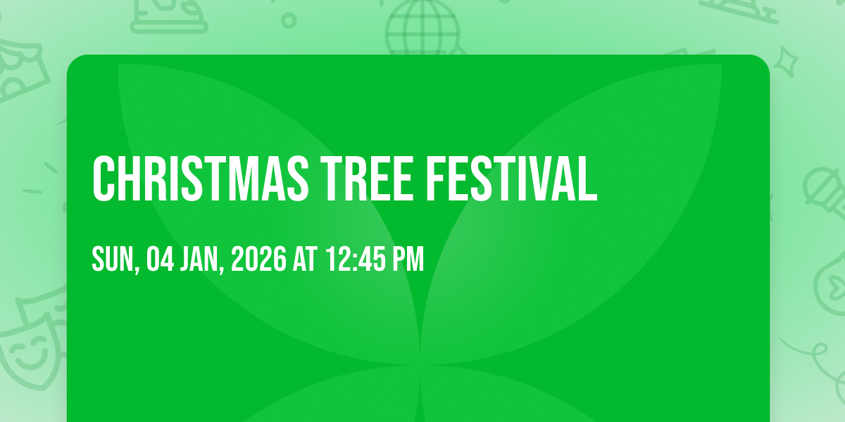 Christmas Tree Festival , YO1 7HH York, United Kingdom, 4 January 2026 ...