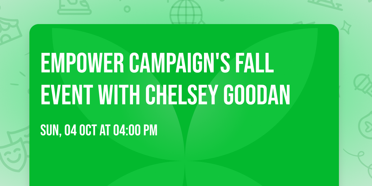 Empower Campaign's Fall Event with Chelsey Goodan