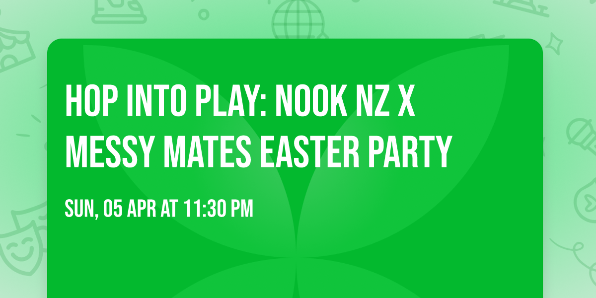 Hop Into Play: nook NZ X Messy Mates Easter Party