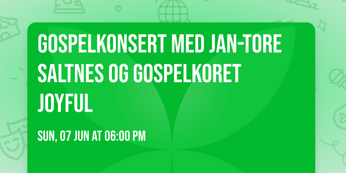 Gospelkonsert med Jan-Tore Saltnes og Gospelkoret Joyful